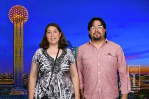 Me and Amy posing for a cheesy souvenir photo. Photo by cheesy souvenir photo taker.